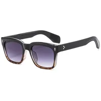 Basic Vintage Style Classic Style Solid Color Pc Square Full Frame Women's Sunglasses main image 5