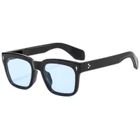Basic Vintage Style Classic Style Solid Color Pc Square Full Frame Women's Sunglasses main image 4
