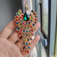 Retro Peacock Alloy Plating Inlay Rhinestones Unisex Brooches sku image 2