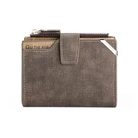 Men's Solid Color Pu Leather Side Zipper Small Wallets main image 5