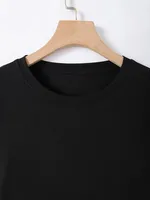 Women's T-shirt Short Sleeve T-Shirts Casual Slogan Star Stripe main image 3