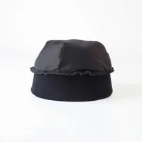 Unisex Lady Solid Color Eaveless Wool Cap main image 2