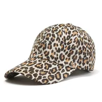 Unisex Chinoiserie Exaggerated Streetwear Leopard Curved Eaves Baseball Cap main image 4