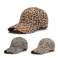 Unisex Chinoiserie Exaggerated Streetwear Leopard Curved Eaves Baseball Cap main image 5