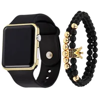 Sports Solid Color Buckle Quartz Men's Watches sku image 2
