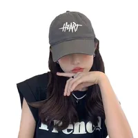 New Hat Women's Korean-style Fashionable Solid Color Embroidered Japanese Baseball Cap Women's Versatile Student Simple Sun Protection Peaked Cap main image 1
