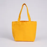 Factory Wholesale Cotton Blank In Stock Canvas Bag Custom Small Batch Color Cotton Canvas Bag Custom Logo sku image 6