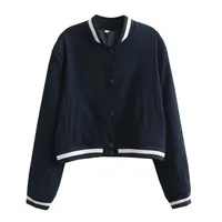 Women's Streetwear Solid Color Coat Jacket sku image 6
