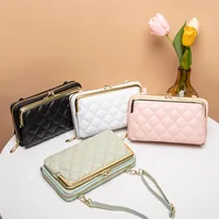 Embroidered Mobile Phone Bag Ladies Bag Bag New  Women's Bag Wholesale Live Shoulder Mobile Phone Bag main image 1