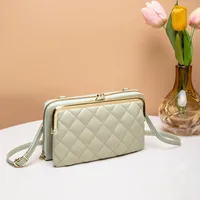 Embroidered Mobile Phone Bag Ladies Bag Bag New  Women's Bag Wholesale Live Shoulder Mobile Phone Bag sku image 4