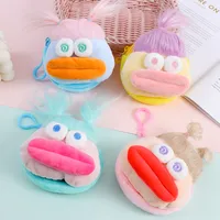 Women's Cartoon Character Plush Zipper Wallets main image 5