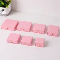 Business Solid Color Cardboard Jewelry Boxes sku image 11