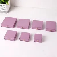 Business Solid Color Cardboard Jewelry Boxes sku image 10