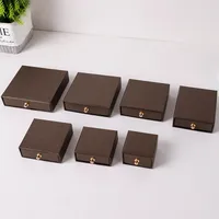 Business Solid Color Cardboard Jewelry Boxes sku image 12