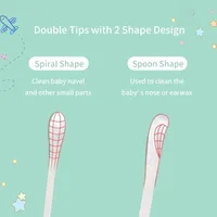 Baby Cotton Swab Baby Double Ear Spoon Cotton Swab Cleaning Ear Digging Newborn Children's Booger Cotton Stick main image 3