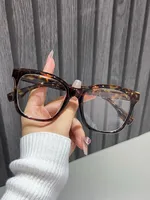 Elegant Simple Style Artistic Plaid Ac Cat Eye Full Frame Optical Glasses main image 1