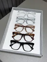 Elegant Simple Style Artistic Plaid Ac Cat Eye Full Frame Optical Glasses main image 5