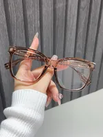 Elegant Simple Style Artistic Plaid Ac Cat Eye Full Frame Optical Glasses main image 4