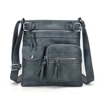 Bags Bag Women's Crossbody Bag Multifunctional Small Square Bag  Fashion Niche PU Shoulder Bag sku image 14