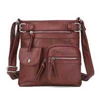 Bags Bag Women's Crossbody Bag Multifunctional Small Square Bag  Fashion Niche PU Shoulder Bag sku image 4