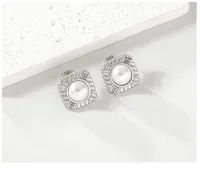1 Pair Elegant Retro Classic Style Square 304 Stainless Steel 18K Gold Plated Ear Studs main image 4