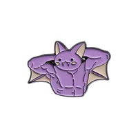 Cartoon Style Cute Animal Cartoon Frog Alloy Stamping Stoving Varnish Plating Unisex Cartoon Pinback Badge Brooches Collar Pin sku image 69