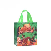 Printed Non-Woven Fabric Handbag Halloween Gift Packaging Bag Party Candy Non-Woven Bag Eco-Friendly And Durable Shopping Bag main image 5