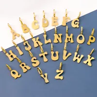 1 Piece 7 * 9mm 304 Stainless Steel Letter Polished Pendant Jewelry Accessories main image 3