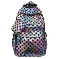 Plaid Casual School School Backpack sku image 2