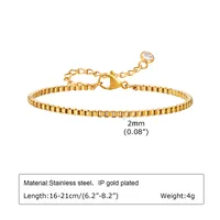 Simple Style Solid Color 201 Stainless Steel Women's Bracelets sku image 13