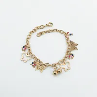 Casual Basic Classic Style Star Moon Key 304 Stainless Steel Gold Plated Bracelets In Bulk main image 2