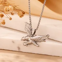Wholesale Jewelry Casual Elegant Boyfriend Eagle 304 Stainless Steel Pendant Necklace main image 3