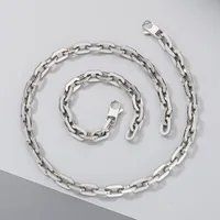 Wholesale Jewelry Retro Simple Style Geometric 304 Stainless Steel Bracelets Necklace main image 3