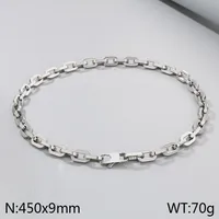 Wholesale Jewelry Retro Simple Style Geometric 304 Stainless Steel Bracelets Necklace sku image 2