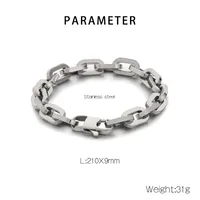 Wholesale Jewelry Retro Simple Style Geometric 304 Stainless Steel Bracelets Necklace main image 9