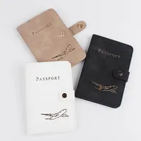 Unisex Letter Solid Color Pu Leather Buckle Card Holders main image 1
