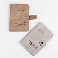 Unisex Letter Solid Color Pu Leather Buckle Card Holders main image 4