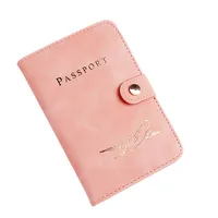 Unisex Letter Solid Color Pu Leather Buckle Card Holders main image 2