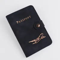Unisex Letter Solid Color Pu Leather Buckle Card Holders sku image 3