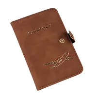 Unisex Letter Solid Color Pu Leather Buckle Card Holders sku image 6