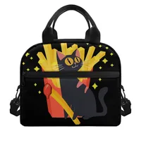 Unisex Small Canvas Hamburger Elegant Streetwear Square Zipper Square Bag main image 2