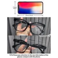 Elegant Simple Style Artistic Plaid Ac Cat Eye Full Frame Optical Glasses main image 7
