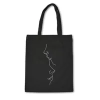 Women's Canvas Geometric Elegant Square Open Canvas Bag sku image 13