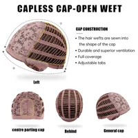 Women's Sweet White&Pink Cosplay High Temperature Wire Centre Parting Long Curly Hair Wigs main image 5