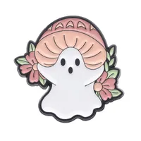 Cartoon Style Cowboy Style Halloween Pattern Ghost Devil Alloy Stamping Stoving Varnish Plating Women's Brooches sku image 4