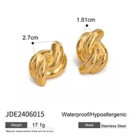 1 Pair Simple Style Classic Style Geometric 304 Stainless Steel Ear Studs main image 2