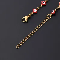 Ethnic Style Classic Style Artistic Devil's Eye Square Simple 304 Stainless Steel 18K Gold Plated Bracelets In Bulk main image 3