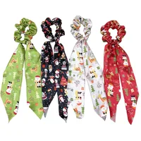 Women's Simple Style Christmas Tree Santa Claus Cloth Hair Tie main image 1