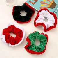 Women's Simple Style Christmas Tree Santa Claus Cloth Hair Tie main image 2
