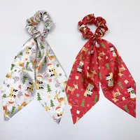 Women's Simple Style Christmas Tree Santa Claus Cloth Hair Tie main image 3